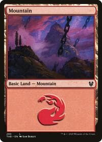 Mountain (285) - Theros Beyond Death - Magic: The Gathering card