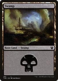 Swamp (282) - Theros Beyond Death - Magic: The Gathering card