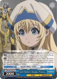 Earth Mother's Disciple, Priestess - Goblin Slayer - Weiss Schwarz card