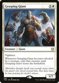 Grasping Giant - Theros Beyond Death - Magic: The Gathering card