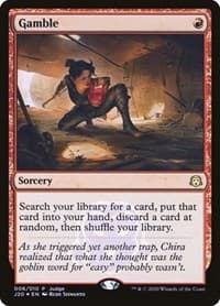 Gamble - Judge Promos - Magic: The Gathering card