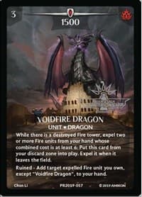 Voidfire Dragon (Full Art) (Argent Saga Championship - Stamped) - Argent Saga Promos - Argent Saga TCG card
