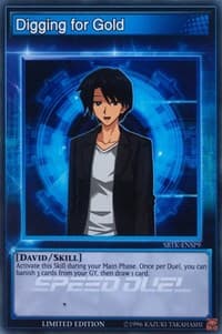Digging for Gold - Speed Duel: Trials of the Kingdom - YuGiOh card