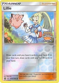 Lillie - 215a/156 (Regional Championships) [Staff] - League & Championship Cards - Pokemon card
