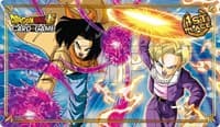 Dragon Ball Super: OTAKON 2019 Team Tournament - 1st Place Playmat featuring Android 17 & Android 18 - Bandai Playmats - Playmats card