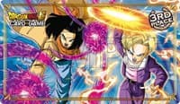 Dragon Ball Super: OTAKON 2019 Team Tournament - 3rd Place Playmat featuring Android 17 & Android 18 - Bandai Playmats - Playmats card