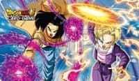 Dragon Ball Super: OTAKON 2019 Team Tournament - Participation Playmat featuring Android 17 & Android 18 - Bandai Playmats - Playmats card