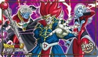 Dragon Ball Super: Origins 2019 Team Tournament - 3rd Place Playmat featuring Mira, Demigra, & Towa - Bandai Playmats - Playmats card