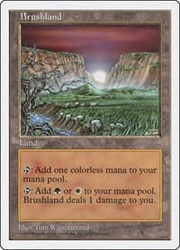 Brushland - Fifth Edition - Magic: The Gathering card