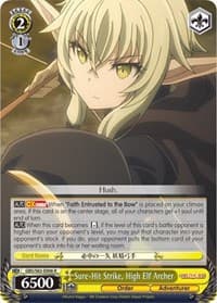 Sure-Hit Strike, High Elf Archer - Goblin Slayer - Weiss Schwarz card