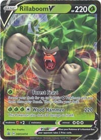 Rillaboom V - SWSH014 - SWSH: Sword & Shield Promo Cards - Pokemon card