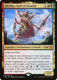 Klothys, God of Destiny - Theros Beyond Death - Magic: The Gathering card