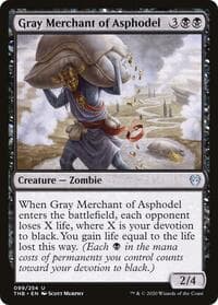 Gray Merchant of Asphodel - Theros Beyond Death - Magic: The Gathering card