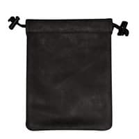 Suede Collection Treasure Nest - Jet Black - Ultra Pro Dice Bags and Gamer Pouches - Collectible Storage card