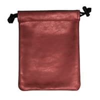 Suede Collection Treasure Nest - Ruby Red - Ultra Pro Dice Bags and Gamer Pouches - Collectible Storage card