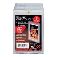 75PT UV One-Touch Magnetic closure (5-Pack) - Ultra Pro Toploaders - Collectible Storage card