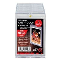 180PT UV One-Touch Magnetic closure (5-Pack) - Ultra Pro Toploaders - Collectible Storage card