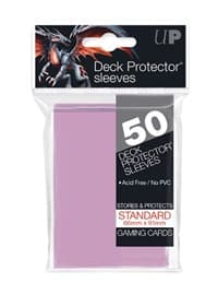 Standard Sized Deck Protector Sleeves - Bright Pink (50-Pack) - Ultra Pro Card Sleeves - Card Sleeves card