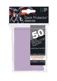 Standard Sized Deck Protector Sleeves - Lilac (50-Pack) - Ultra Pro Card Sleeves - Card Sleeves card