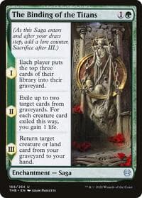 The Binding of the Titans - Theros Beyond Death - Magic: The Gathering card