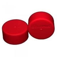 Playmat Tube Caps - Standard Red (2-Pack) - Ultra Pro Playmats - Playmats card