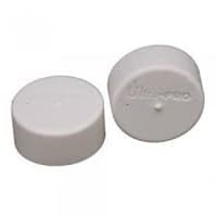 Playmat Tube Caps - Standard White (2-Pack) - Ultra Pro Playmats - Playmats card