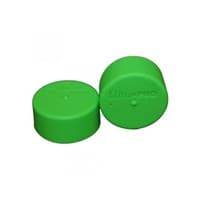 Playmat Tube Caps - Bright Green (2-Pack) - Ultra Pro Playmats - Playmats card