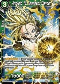 Android 18, Imminent Danger - Universal Onslaught - Dragon Ball Super: Masters card