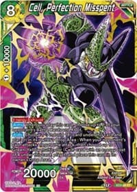 Cell, Perfection Misspent - Universal Onslaught - Dragon Ball Super: Masters card