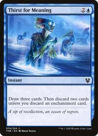 Thirst for Meaning - Theros Beyond Death - Magic: The Gathering card