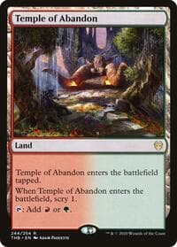 Temple of Abandon - Theros Beyond Death - Magic: The Gathering card