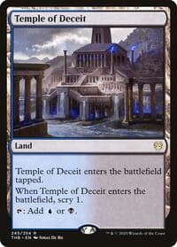 Temple of Deceit - Theros Beyond Death - Magic: The Gathering card