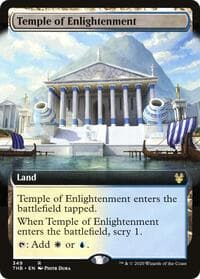 Temple of Enlightenment (Extended Art) - Theros Beyond Death - Magic: The Gathering card