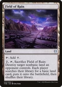 Field of Ruin - Theros Beyond Death - Magic: The Gathering card