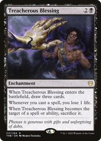 Treacherous Blessing - Theros Beyond Death - Magic: The Gathering card