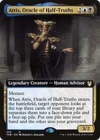Atris, Oracle of Half-Truths (Extended Art) - Theros Beyond Death - Magic: The Gathering card