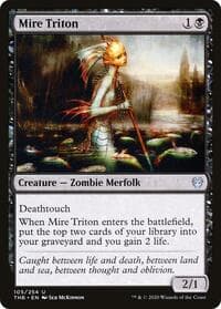 Mire Triton - Theros Beyond Death - Magic: The Gathering card