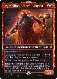 Purphoros, Bronze-Blooded (Showcase) - Theros Beyond Death - Magic: The Gathering card