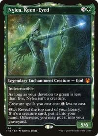 Nylea, Keen-Eyed (Showcase) - Theros Beyond Death - Magic: The Gathering card