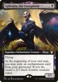 Aphemia, the Cacophony (Extended Art) - Theros Beyond Death - Magic: The Gathering card