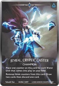 Jemial, Cryptic Caster (Regular Art Silver Metal Prize Card) - Argent Saga Promos - Argent Saga TCG card