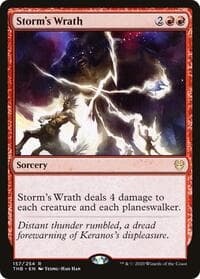Storm's Wrath - Theros Beyond Death - Magic: The Gathering card