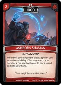 Ashborn Shaman - Expansion Pack 3: Conviction - Argent Saga TCG card