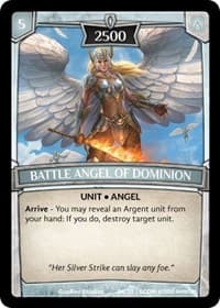 Battle Angel of Dominion - Expansion Pack 3: Conviction - Argent Saga TCG card