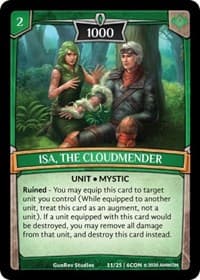 Isa, the Cloudmender - Expansion Pack 3: Conviction - Argent Saga TCG card