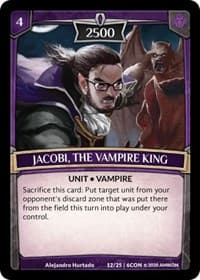 Jacobi, the Vampire King - Expansion Pack 3: Conviction - Argent Saga TCG card