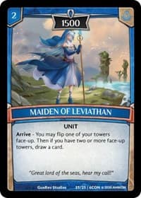 Maiden of Leviathan - Expansion Pack 3: Conviction - Argent Saga TCG card