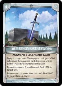 True King's Greatsword - Expansion Pack 3: Conviction - Argent Saga TCG card