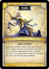 Vi, Matron of Miracles - Expansion Pack 3: Conviction - Argent Saga TCG card