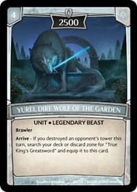 Yurei, Dire Wolf of the Garden - Expansion Pack 3: Conviction - Argent Saga TCG card